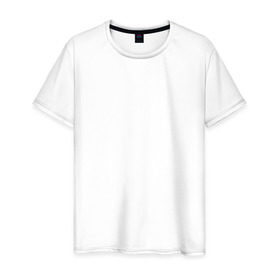 Мужская футболка хлопок с принтом Охраняется Женей в Тюмени, 100% хлопок | прямой крой, круглый вырез горловины, длина до линии бедер, слегка спущенное плечо. | 