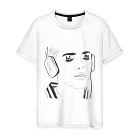 Мужская футболка хлопок с принтом Like Roma Acorn в Тюмени, 100% хлопок | прямой крой, круглый вырез горловины, длина до линии бедер, слегка спущенное плечо. | roma acorn | рома желудь