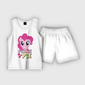Детская пижама с шортами хлопок с принтом Красавица Пинки Пай в Тюмени,  |  | pony | детские | красавица пинки пай | мой маленький пони | пинки пай | пони