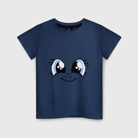 Детская футболка хлопок с принтом Мордочка Пинки Пай в Тюмени, 100% хлопок | круглый вырез горловины, полуприлегающий силуэт, длина до линии бедер | детские | детям | для детей | лицо | мой маленький пони | мордочка | пони | улыбка