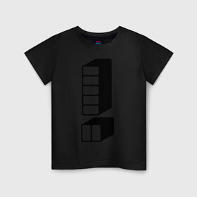 Детская футболка хлопок с принтом Восклицательный знак конструктор в Тюмени, 100% хлопок | круглый вырез горловины, полуприлегающий силуэт, длина до линии бедер | восклицательный знак | знаки препинания