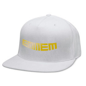 Кепка снепбек с прямым козырьком с принтом Eminem gold в Тюмени, хлопок 100% |  | хип хоп