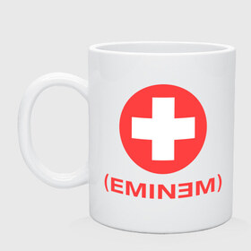 Кружка с принтом Eminem+ в Тюмени, керамика | объем — 330 мл, диаметр — 80 мм. Принт наносится на бока кружки, можно сделать два разных изображения | 