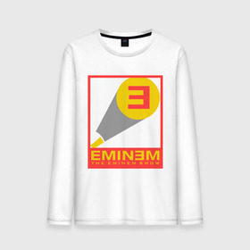 Мужской лонгслив хлопок с принтом The Eminem show в Тюмени, 100% хлопок |  | eminem | зарубежный рэп | музыка | репчик | рэп | эменем | эминем