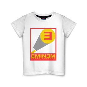 Детская футболка хлопок с принтом The Eminem show в Тюмени, 100% хлопок | круглый вырез горловины, полуприлегающий силуэт, длина до линии бедер | eminem | зарубежный рэп | музыка | репчик | рэп | эменем | эминем