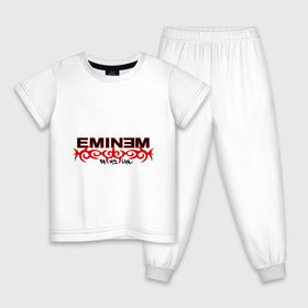 Детская пижама хлопок с принтом Eminem узор в Тюмени, 100% хлопок |  брюки и футболка прямого кроя, без карманов, на брюках мягкая резинка на поясе и по низу штанин
 | eminem | зарубежный рэп | музыка | репчик | рэп | эминем