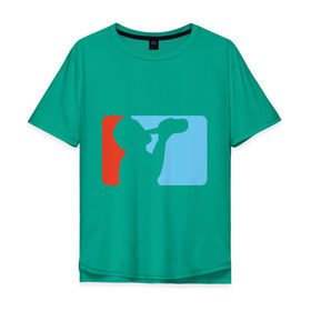 Мужская футболка хлопок Oversize с принтом алкоспорт в Тюмени, 100% хлопок | свободный крой, круглый ворот, “спинка” длиннее передней части | бутылка | водка | спиртное