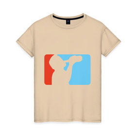 Женская футболка хлопок с принтом алкоспорт в Тюмени, 100% хлопок | прямой крой, круглый вырез горловины, длина до линии бедер, слегка спущенное плечо | бутылка | водка | спиртное