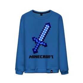 Мужской свитшот хлопок с принтом Меч minecraft в Тюмени, 100% хлопок |  | boom | minecraft | игры | компьютерные игры | майнкрафт