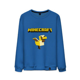 Мужской свитшот хлопок с принтом Minecraft duck в Тюмени, 100% хлопок |  | boom | minecraft | игры | компьютерные игры | майнкрафт