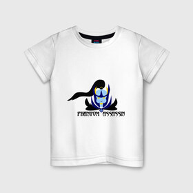 Детская футболка хлопок с принтом Phantom assasin в Тюмени, 100% хлопок | круглый вырез горловины, полуприлегающий силуэт, длина до линии бедер | dota | dota 2 | дота | дота 2 | компьютерные игры | персонаж доты