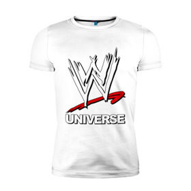 Мужская футболка премиум с принтом WWE universe в Тюмени, 92% хлопок, 8% лайкра | приталенный силуэт, круглый вырез ворота, длина до линии бедра, короткий рукав | джон сина