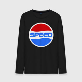 Мужской лонгслив хлопок с принтом Pepsi Speed в Тюмени, 100% хлопок |  | Тематика изображения на принте: pepsi | speed | антибренд | бренд | пепси | скорость