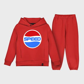 Детский костюм хлопок Oversize с принтом Pepsi Speed в Тюмени,  |  | pepsi | speed | антибренд | бренд | пепси | скорость