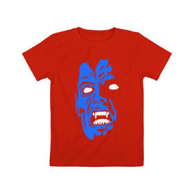 Детская футболка хлопок с принтом Вампир (Vampire) в Тюмени, 100% хлопок | круглый вырез горловины, полуприлегающий силуэт, длина до линии бедер | Тематика изображения на принте: vampire | вампир