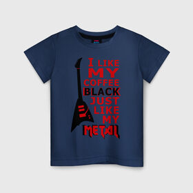 Детская футболка хлопок с принтом Mindless Self Indulgence - Coffee black в Тюмени, 100% хлопок | круглый вырез горловины, полуприлегающий силуэт, длина до линии бедер | metal | rock | метал | музыка | рок