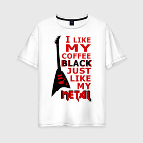 Женская футболка хлопок Oversize с принтом Mindless Self Indulgence - Coffee black в Тюмени, 100% хлопок | свободный крой, круглый ворот, спущенный рукав, длина до линии бедер
 | Тематика изображения на принте: metal | rock | метал | музыка | рок