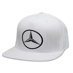 Кепка снепбек с прямым козырьком с принтом Mercedes-Benz logo в Тюмени, хлопок 100% |  | mercedes | mercedes benz | логотип mercedes | логотип mercedes benz | логотип мерседерс бенс | мерен | мерседерс | мерседерс бенс