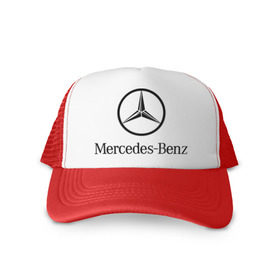 Кепка тракер с сеткой с принтом Logo Mercedes-Benz в Тюмени, трикотажное полотно; задняя часть — сетка | длинный козырек, универсальный размер, пластиковая застежка | mercedes | mercedes benz | логотип mercedes | логотип mercedes benz | логотип мерседерс бенс | мерен | мерседерс | мерседерс бенс