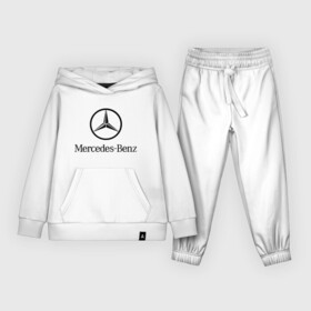 Детский костюм хлопок (с толстовкой) с принтом Logo Mercedes Benz в Тюмени,  |  | mercedes | mercedes benz | логотип mercedes | логотип mercedes benz | логотип мерседерс бенс | мерен | мерседерс | мерседерс бенс