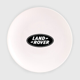 Тарелка 3D с принтом Land Rover logo в Тюмени, фарфор | диаметр - 210 мм
диаметр для нанесения принта - 120 мм | land rove | автомобиль land rove | автомобиль ланд ровер | ланд ровер