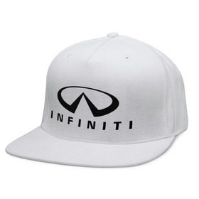 Кепка снепбек с прямым козырьком с принтом Infiniti logo в Тюмени, хлопок 100% |  | infiniti автомобиль | автомобиль инфинити | инфинити | логотип infiniti | логотип инфинити