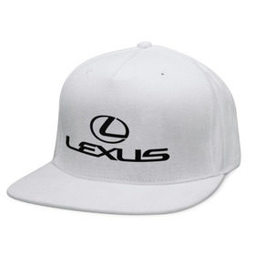 Кепка снепбек с прямым козырьком с принтом Lexus logo в Тюмени, хлопок 100% |  | lexus | автобренды | автолюбителям | бренд | лексус | логотип