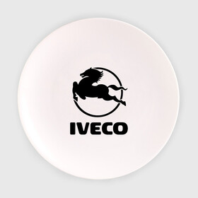 Тарелка 3D с принтом Iveco в Тюмени, фарфор | диаметр - 210 мм
диаметр для нанесения принта - 120 мм | iveco | автобренды | автолюбителям | бренд | ивеко | логотип