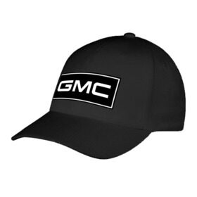 Бейсболка с принтом GMC logo в Тюмени, 100% хлопок | классический козырек, металлическая застежка-регулятор размера | gmc | дженерал моторс | логотип | машина