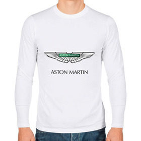 Мужской лонгслив хлопок с принтом Aston Martin logo в Тюмени, 100% хлопок |  | Тематика изображения на принте: aston martin | автобренды | автолюбителям | астин мартин | астон мартин | бренд | для автовладельцев | для автолюбителей | логотип
