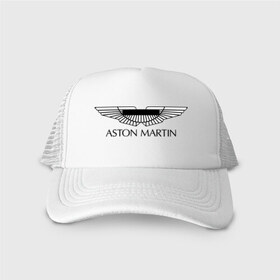 Кепка тракер с сеткой с принтом Logo Aston Martin в Тюмени, трикотажное полотно; задняя часть — сетка | длинный козырек, универсальный размер, пластиковая застежка | aston martin | автобренды | автолюбителям | астин мартин | астон мартин | бренд | для автовладельцев | для автолюбителей | логотип