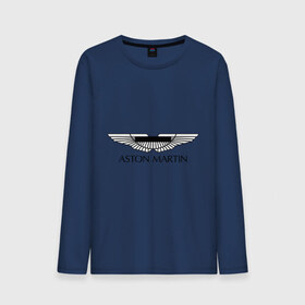 Мужской лонгслив хлопок с принтом Logo Aston Martin в Тюмени, 100% хлопок |  | Тематика изображения на принте: aston martin | автобренды | автолюбителям | астин мартин | астон мартин | бренд | для автовладельцев | для автолюбителей | логотип
