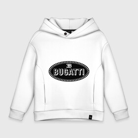 Детское худи Oversize хлопок с принтом Bugatti logo в Тюмени, френч-терри — 70% хлопок, 30% полиэстер. Мягкий теплый начес внутри —100% хлопок | боковые карманы, эластичные манжеты и нижняя кромка, капюшон на магнитной кнопке | bugati | bugatti | автобренды | автолюбителям | бренд | бугати | бугатти | для автовладельцев | для автолюбителей | логотип