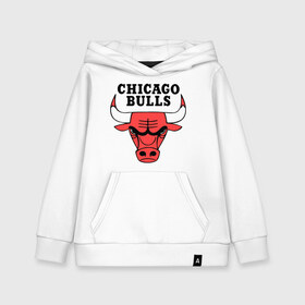 Детская толстовка хлопок с принтом Chicago bulls logo в Тюмени, 100% хлопок | Круглый горловой вырез, эластичные манжеты, пояс, капюшен | chicago bulls | newtop | swag | swag style | toplanding | одежда сваг | сваг | сваг стиль | свег | свог | свэг | чикаго булз