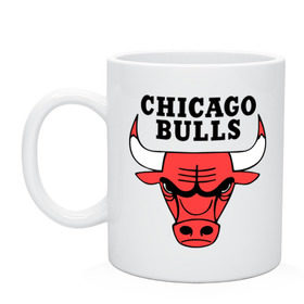 Кружка с принтом Chicago bulls logo в Тюмени, керамика | объем — 330 мл, диаметр — 80 мм. Принт наносится на бока кружки, можно сделать два разных изображения | chicago bulls | newtop | swag | swag style | toplanding | одежда сваг | сваг | сваг стиль | свег | свог | свэг | чикаго булз