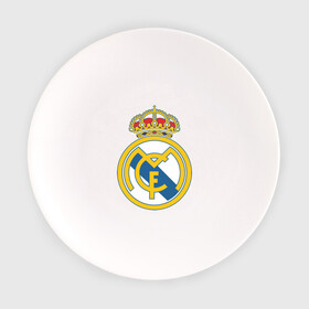 Тарелка с принтом Real Madrid в Тюмени, фарфор | диаметр - 210 мм
диаметр для нанесения принта - 120 мм | Тематика изображения на принте: real madrid | реал | реал мадрид | фанаты | фк | футбол | футбольные клубы | футбольным фанатам