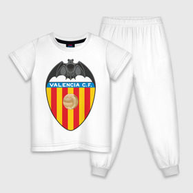 Детская пижама хлопок с принтом Валенсия в Тюмени, 100% хлопок |  брюки и футболка прямого кроя, без карманов, на брюках мягкая резинка на поясе и по низу штанин
 | valencia | болельщикам | валенсия | для болельщиков | испанские клубы | фк | футбол | футбольные клубы