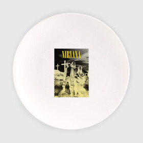 Тарелка с принтом Nirvana Poster в Тюмени, фарфор | диаметр - 210 мм
диаметр для нанесения принта - 120 мм | Тематика изображения на принте: kurt kobain | nirvana | курт кобейн | музыкальные группы | нирвана | рок группы