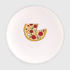 Тарелка с принтом Пицца парная в Тюмени, фарфор | диаметр - 210 мм
диаметр для нанесения принта - 120 мм | pizza | влюбленным | для влюбленных | для двоих | для пар | парные | пицца