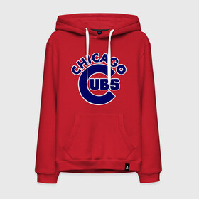 Мужская толстовка хлопок с принтом Chicago Cubs logotype в Тюмени, френч-терри, мягкий теплый начес внутри (100% хлопок) | карман-кенгуру, эластичные манжеты и нижняя кромка, капюшон с подкладом и шнурком | baseball | chicago cubs bear | бейсбол | спорт | чикаго