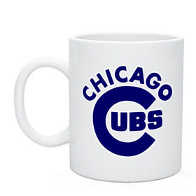 Кружка с принтом Chicago Cubs logotype в Тюмени, керамика | объем — 330 мл, диаметр — 80 мм. Принт наносится на бока кружки, можно сделать два разных изображения | baseball | chicago cubs bear | бейсбол | спорт | чикаго