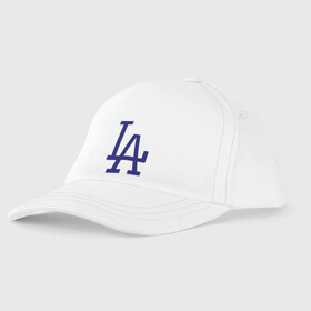 Детская бейсболка с принтом Los Angeles Dodgers logo в Тюмени, 100% хлопок | классический козырек, металлическая застежка-регулятор размера | Тематика изображения на принте: baseball | la | los angeles dodgers | бейсбол | лос анджелес доджерс | спорт