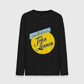 Мужской лонгслив хлопок с принтом John Lennon The Beatles в Тюмени, 100% хлопок |  | Тематика изображения на принте: beatles | john lennon | the beatles | бителс | джон ленон