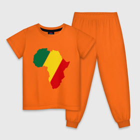Детская пижама хлопок с принтом Мама Африка в Тюмени, 100% хлопок |  брюки и футболка прямого кроя, без карманов, на брюках мягкая резинка на поясе и по низу штанин
 | bob marley | reggae | раста | растаманские | растафари