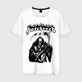Мужская футболка хлопок с принтом Hatebreed live в Тюмени, 100% хлопок | прямой крой, круглый вырез горловины, длина до линии бедер, слегка спущенное плечо. | hatebreed | hatebreed live
