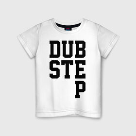 Детская футболка хлопок с принтом DubStep Lines в Тюмени, 100% хлопок | круглый вырез горловины, полуприлегающий силуэт, длина до линии бедер | 