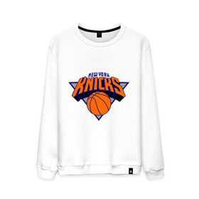 Мужской свитшот хлопок с принтом NY Knicks в Тюмени, 100% хлопок |  | basketball | nba | баскетболл | лого баскетбольных клубов | нба | нью йорк