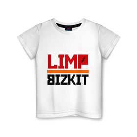 Детская футболка хлопок с принтом Limp Bizkit (2) в Тюмени, 100% хлопок | круглый вырез горловины, полуприлегающий силуэт, длина до линии бедер | rock | лимп бизкит | рок группа | рок музыка