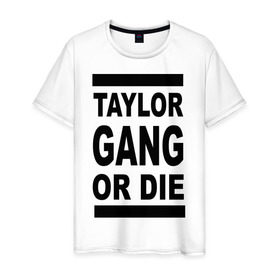 Мужская футболка хлопок с принтом Taylor Gang в Тюмени, 100% хлопок | прямой крой, круглый вырез горловины, длина до линии бедер, слегка спущенное плечо. | хип хоп