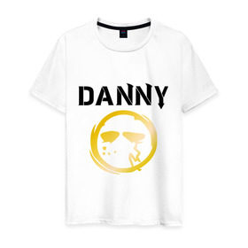 Мужская футболка хлопок с принтом Danny (HU) в Тюмени, 100% хлопок | прямой крой, круглый вырез горловины, длина до линии бедер, слегка спущенное плечо. | danny | hollywood undead | дени | денни | маска danny | реп | рок реп
